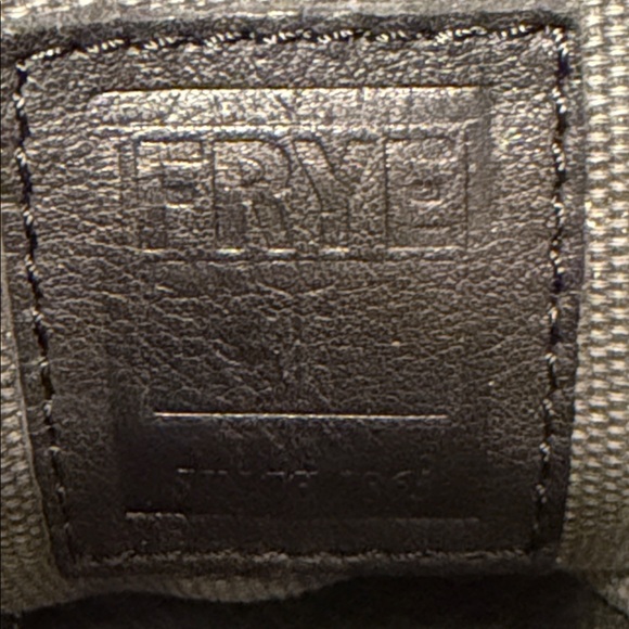 Frye Black Leather Bag with Gold Studs - Picture 11 of 12